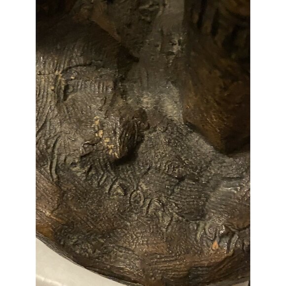 Monfort 1976 Scout Original Hydro stone Western Sculpture 13.5” Bronze Coloring - Picture 12 of 12